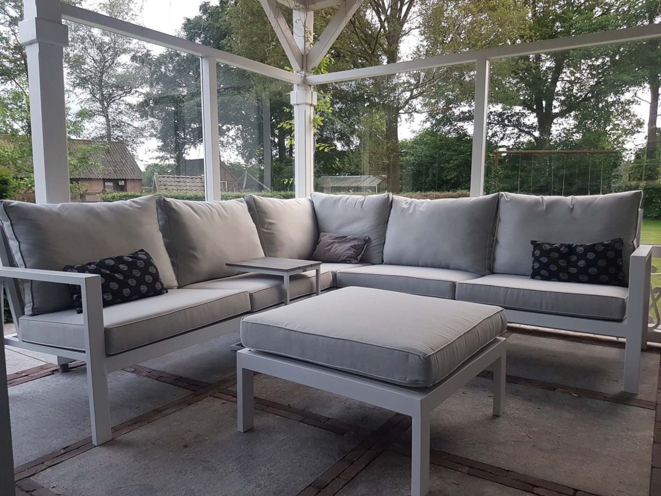 Manifesto Alzano Ecklounge-Set 5-teilig Weiß 324x246cm Rabatt: 21 %