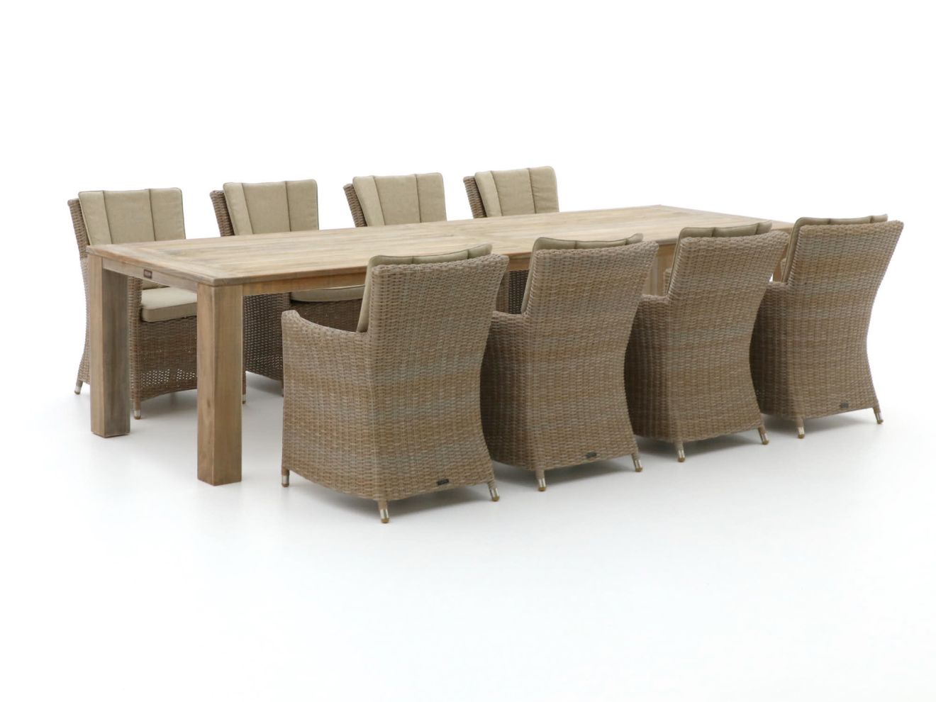 Intenso Adriano/ROUGH-X 320 cm Gartenmöbel-Set 9-teilig günstig online kaufen