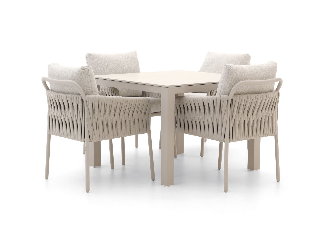 + 15 % Kassenrabatt | SUNS Fiave/Monte Vari 100 cm Gartenmöbel-Set 5-teilig