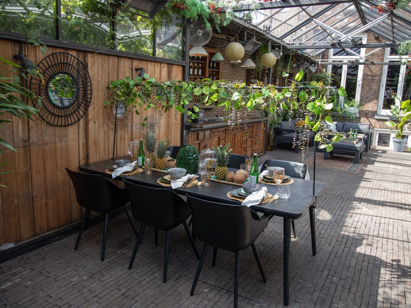 Hartman Sophie Element/Studio 170 cm Gartenmöbel-Set 5-teilig Schwarz  Rabatt: 18 %