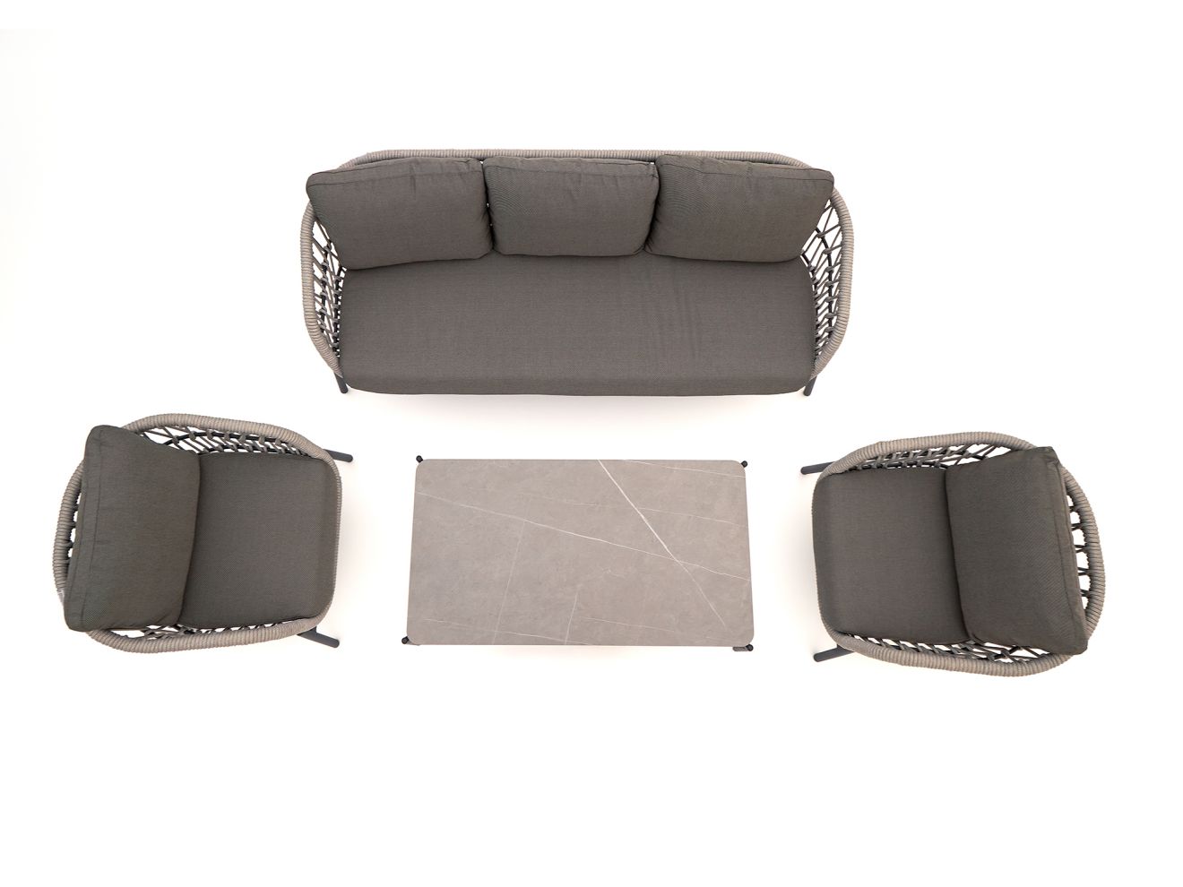 Bellagio Cupello Sessel-Sofa-Lounge-Set ...