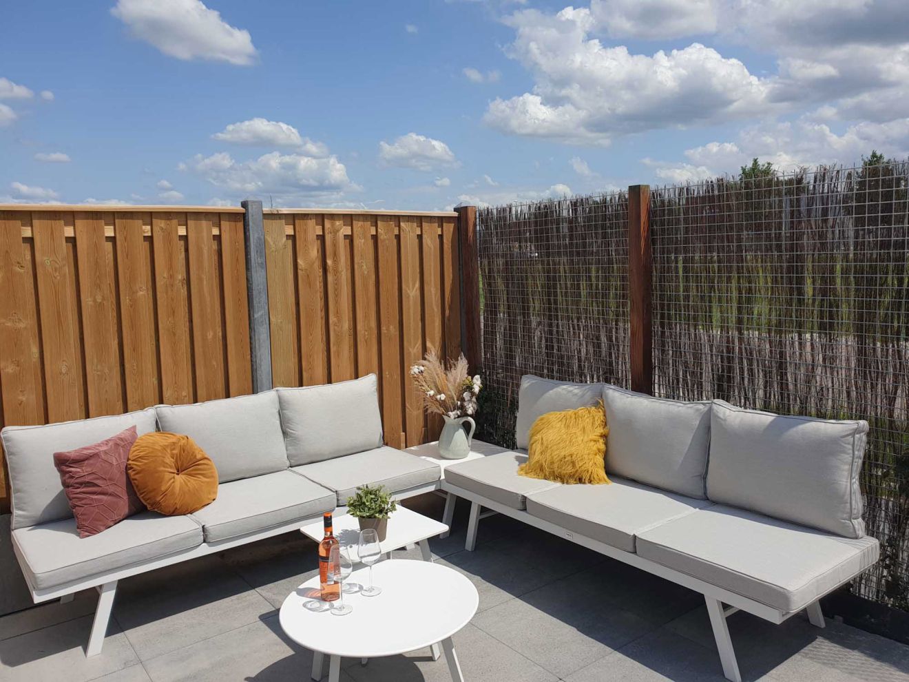 Forza Vadena Gartensofa verstellbar 198 ...