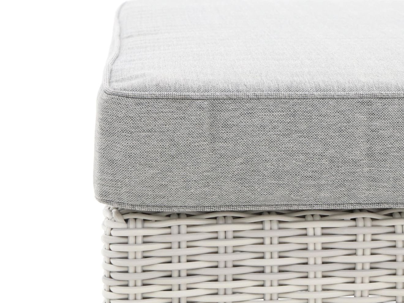 Intenso Carpino Fußbank 92x92 cm Weiß 92x92cm Rabatt: 18 %
