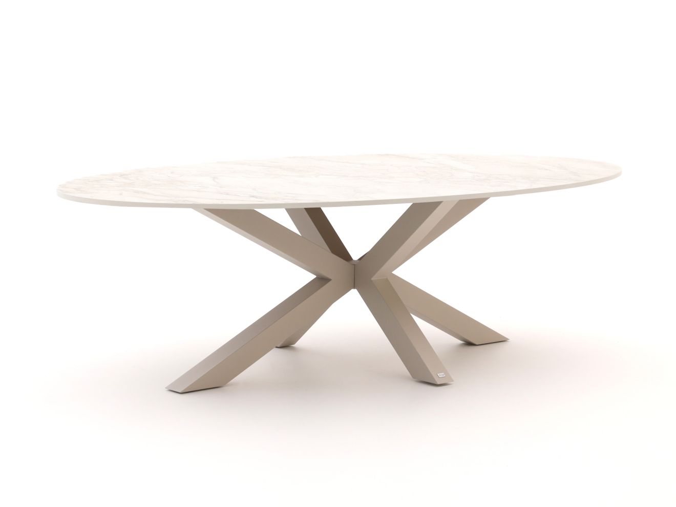 Bellagio Induno Ellips Gartentisch 280×130 cm Taupe  Rabatt: 18 %