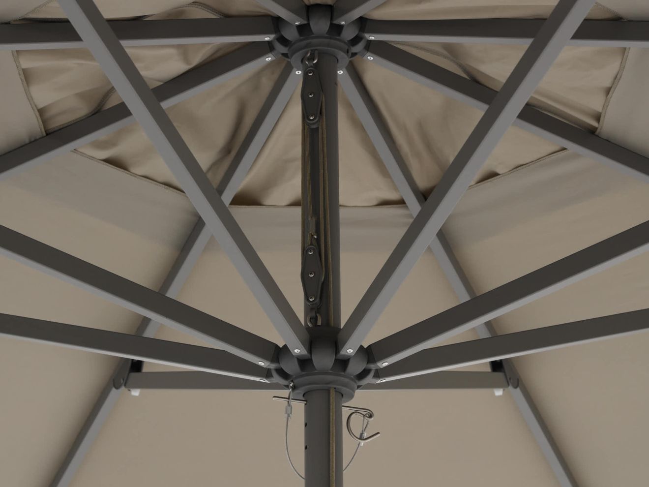 Shadowline Cuba Sonnenschirm ø 400 cm R...