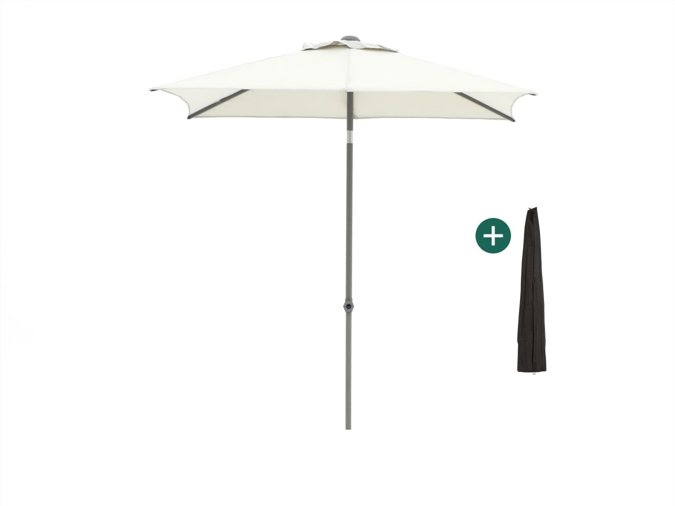 Shadowline Push-up Sonnenschirm 210x150 cm günstig online kaufen