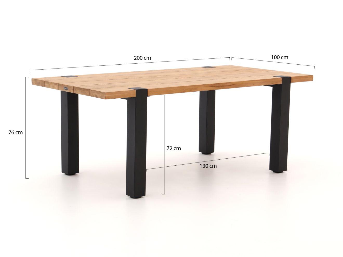 Hartman Sophie Element/Esmee 200 cm Gartenmöbel-Set 5-teilig Schwarz  Rabatt: 24 %