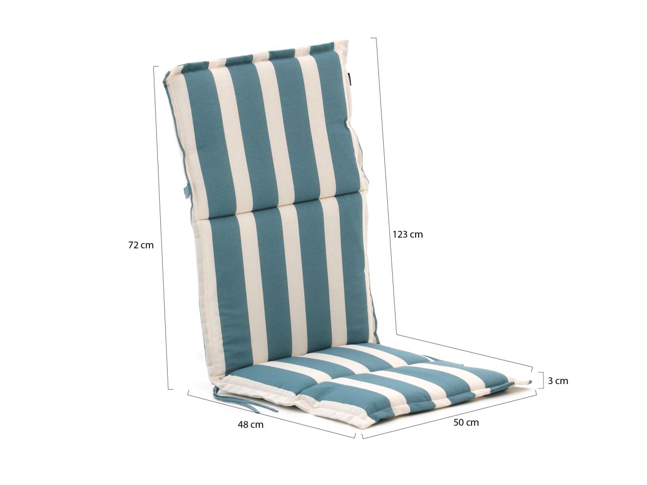 Hartman Fiber Auflage Hochlehner 123x50 cm Weiß 123x50cm Hartman Fiber Auflage Hochlehner 123x50 cm Weiß 123x50cm