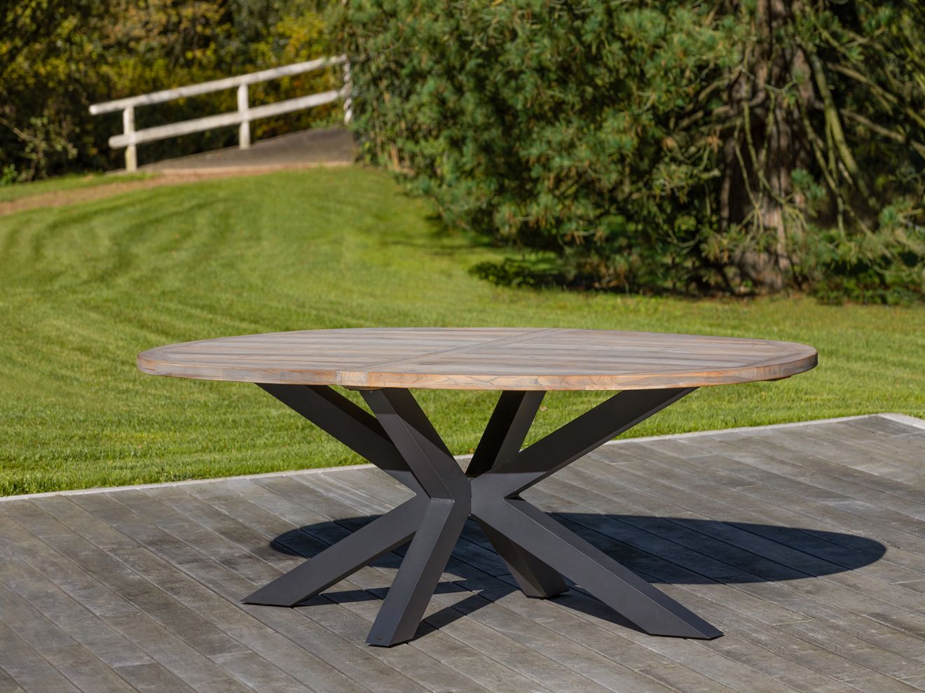 Bellagio Pizzoli/ROUGH-Y Ellips 200 cm Gartenmöbel-Set 5-teilig stapelbar Grau Rabatt: 28 % Bellagio Pizzoli/ROUGH-Y Ellips 200 cm Gartenmöbel-Set 5-teilig stapelbar Grau Rabatt: 28 %