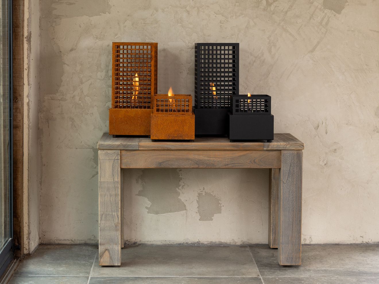 Tenderflame Agni 18 Kamin 18,5x18,5x36,5 cm Taupe