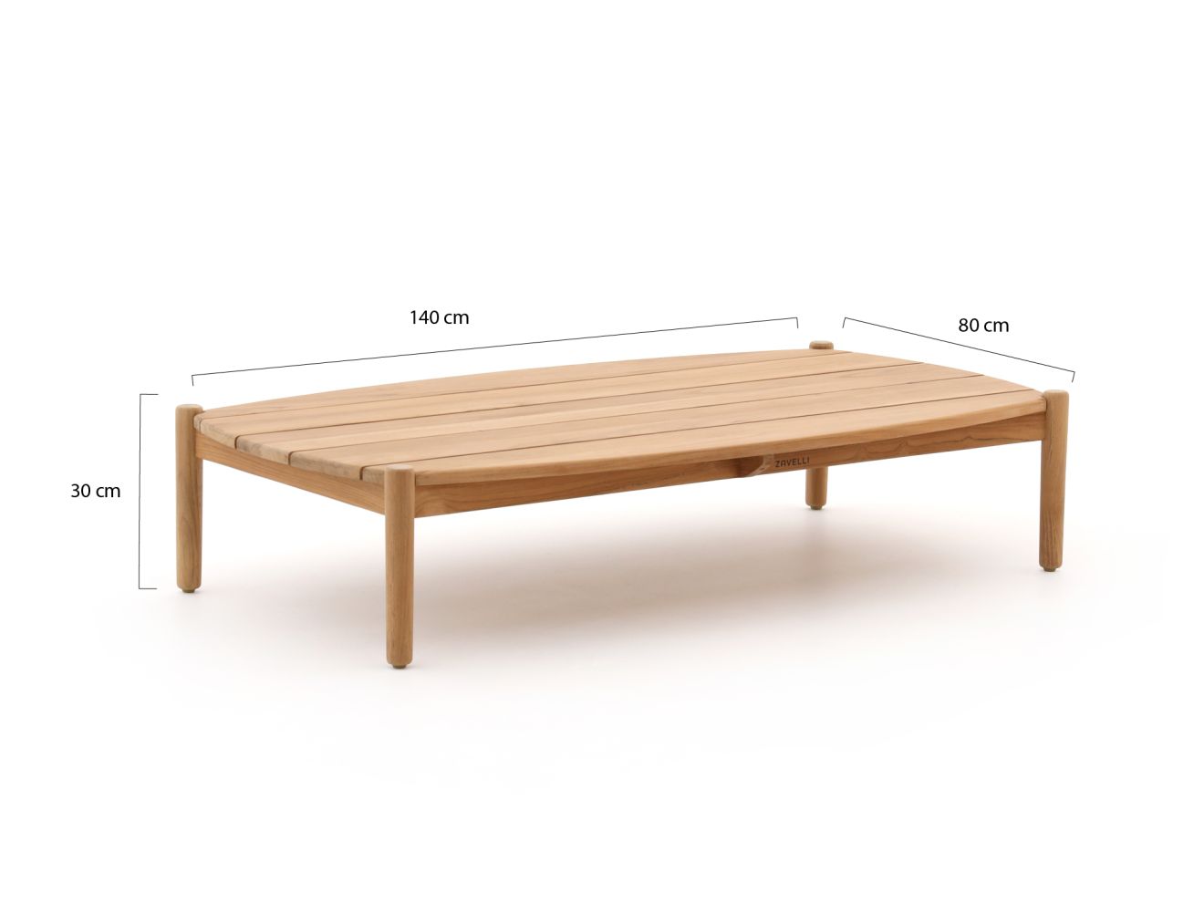 Zavelli Convivia Loungetisch 140x80x30 cm günstig online kaufen