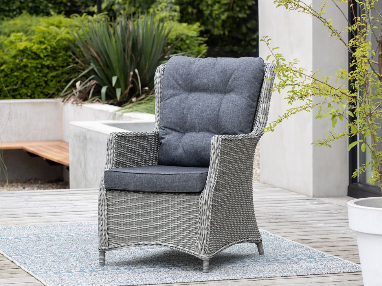 Intenso Milano Gartensessel Grau  Rabatt: 30 %