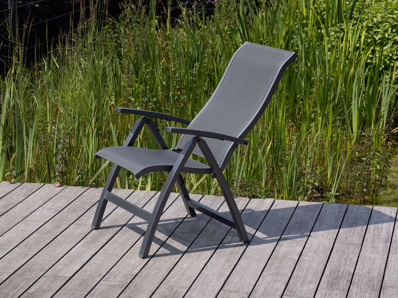 Bellagio Fermo Gartenstuhl Hochlehner Grau  Rabatt: 21 %