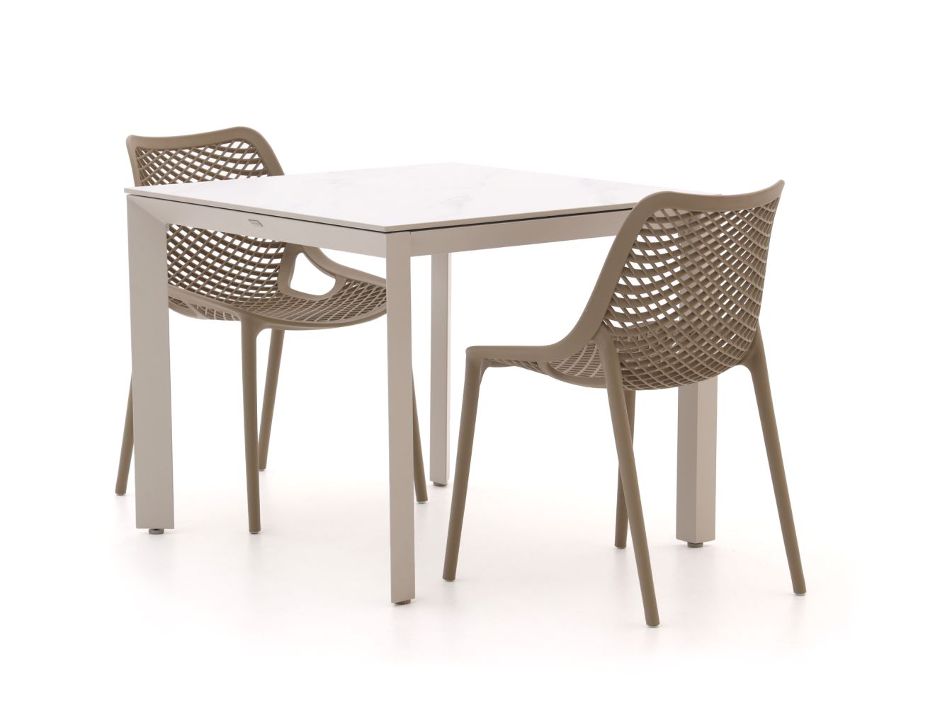 Forza Ripi/Sestino 90 cm Gartenmöbel-Set 3-teilig stapelbar günstig online kaufen