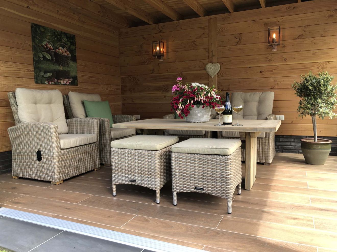 Intenso Milano Beistelltisch Outdoor/Gar...