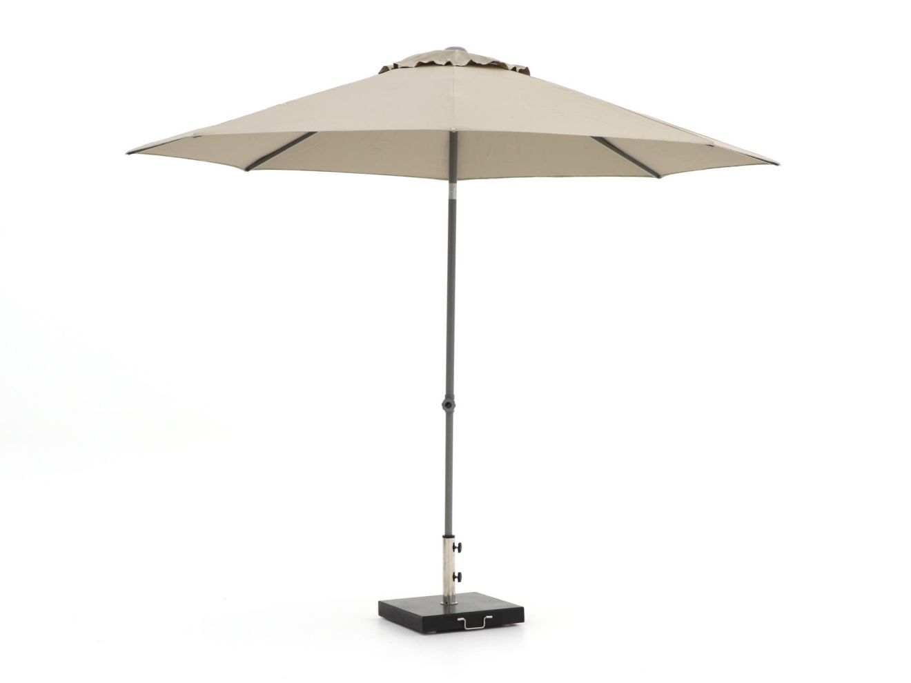 Shadowline Push-up Sonnenschirm ø 300 cm Taupe 300cm Shadowline Push-up Sonnenschirm ø 300 cm Taupe 300cm