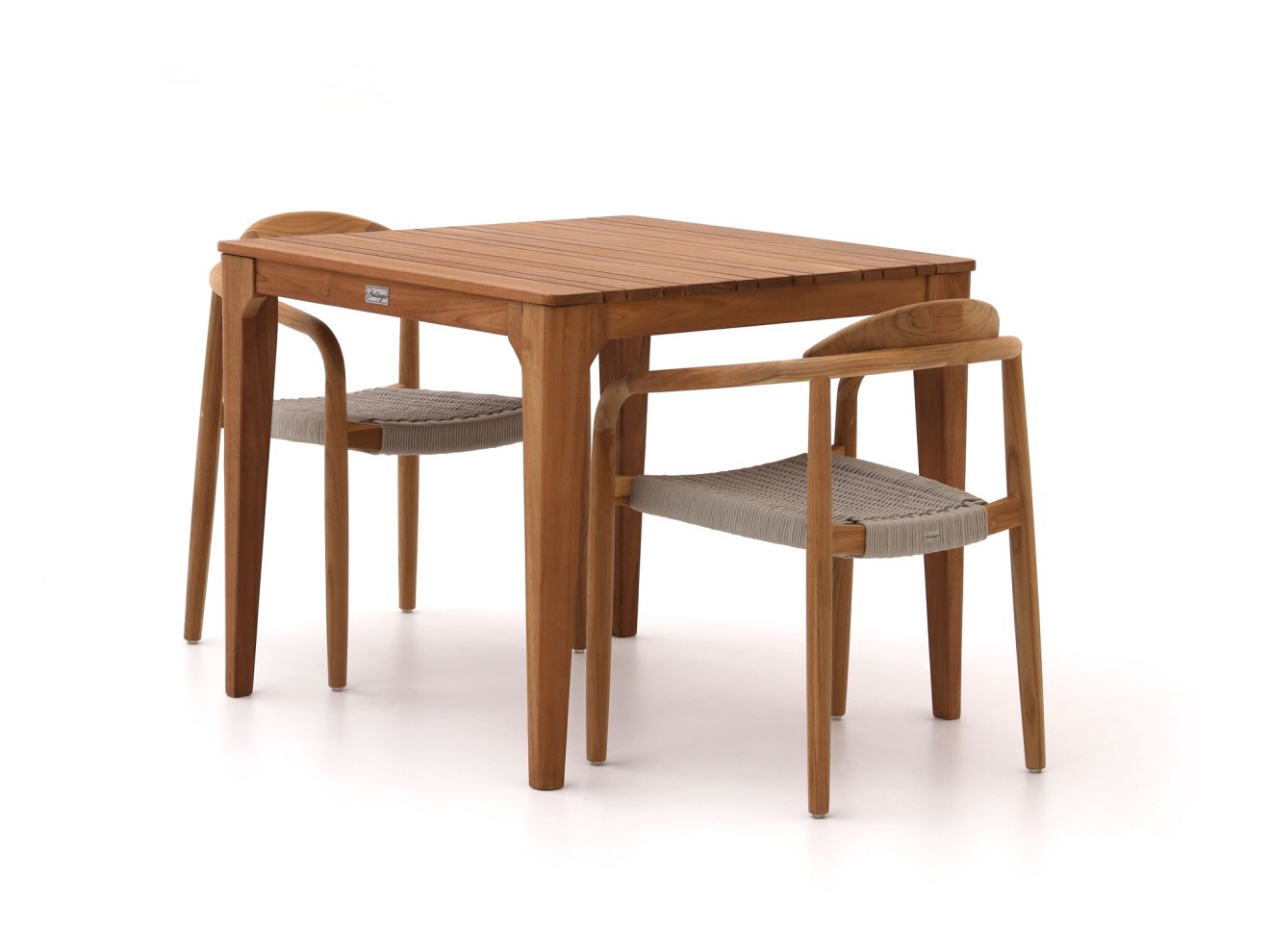 Bellagio Berbaro/Bruca 90cm Gartenmöbel-Set  3-teilig Stapelbar günstig online kaufen
