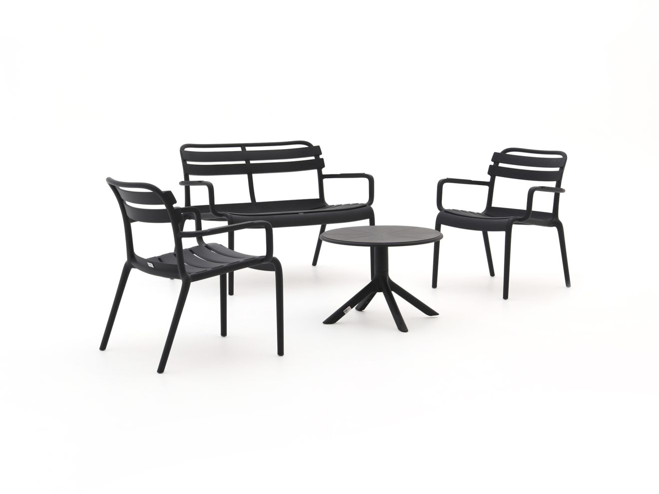 Forza Vico/Rieti ø 60 cm Sessel-Sofa Lounge-Set 4-teilig  60cm