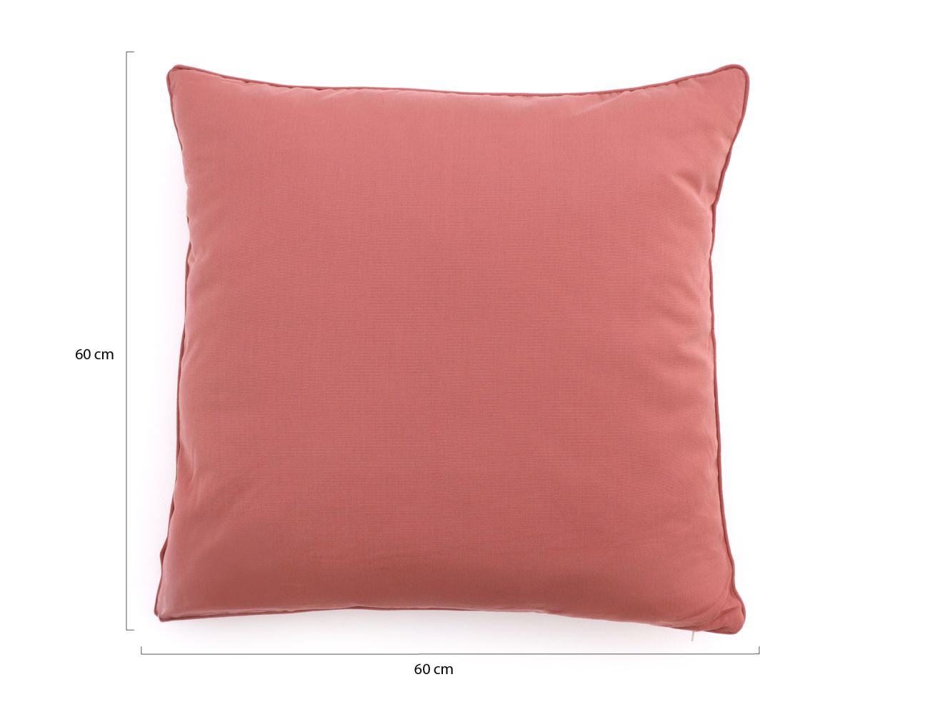 Dekokissen 60x60 cm Rot/Pink 60x60cm