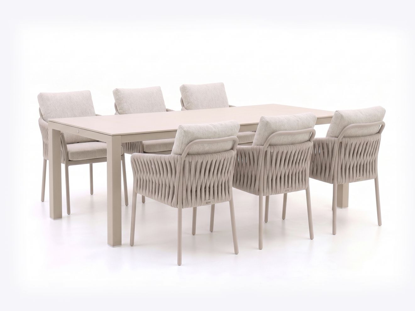 + 15 % Kassenrabatt | SUNS Fiave/Monte Vari 240 cm Gartenmöbel-Set 7-teilig