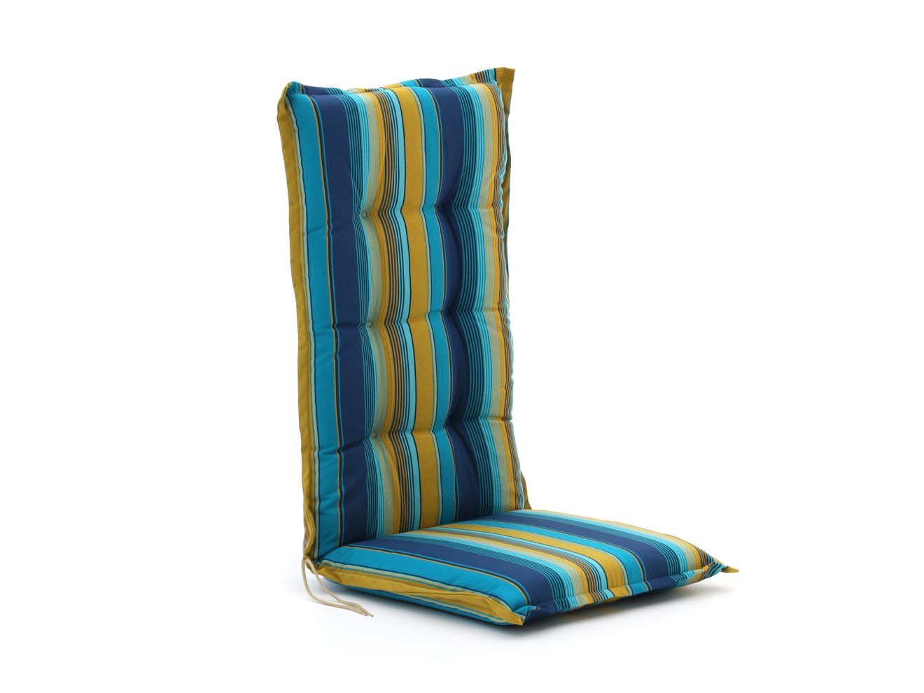 Madison 4er Hochleher Auflagen Set Blau/Gelb/Grün  Rabatt: 30 %