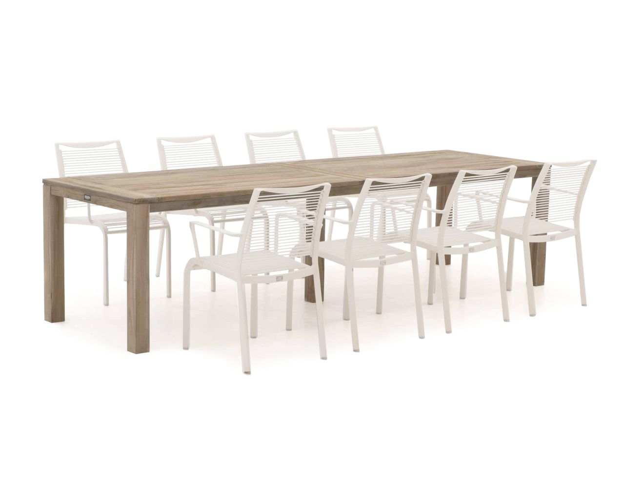 Apple Bee Hawaii/ROUGH-S 300 cm Gartenmöbel-Set 9-teilig stapelbar günstig online kaufen