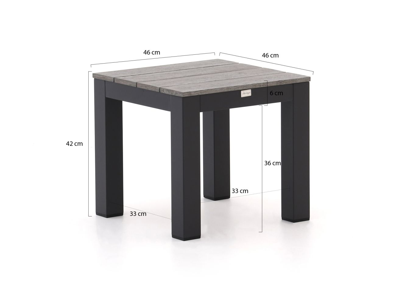 Bellagio Fidenza Beistelltisch 46x46x42 ...