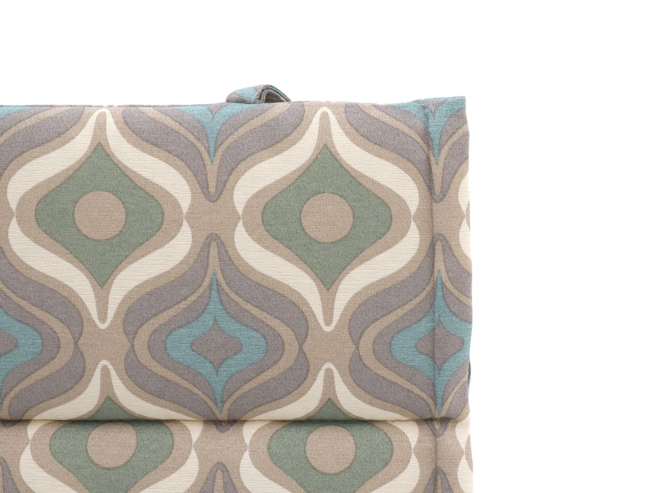 Madison Auflage Hochlehner dünn 125x50  cm Taupe 125x50cm