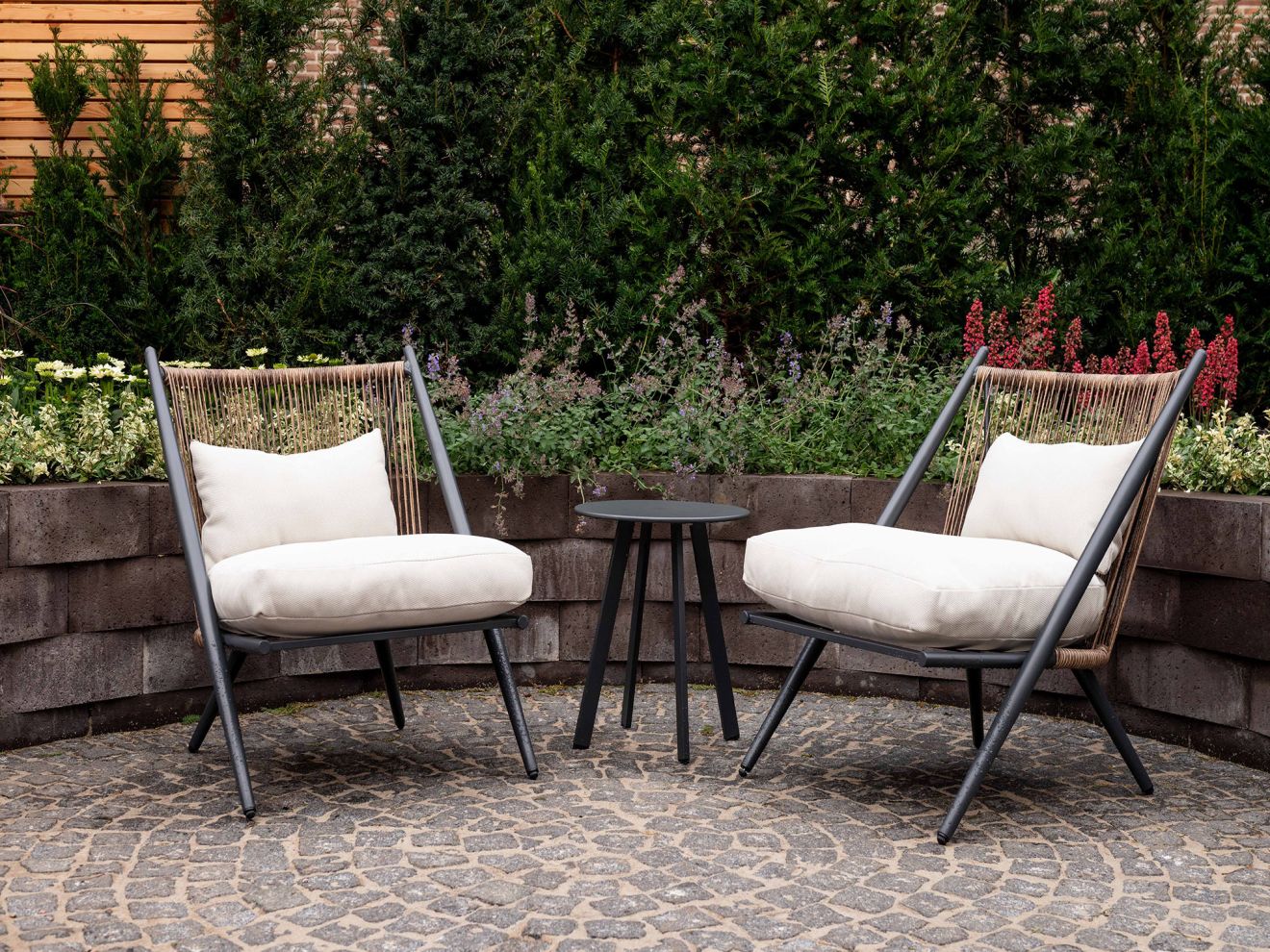 Intenso Brittoli/Pito ø 44 cm lounge Balkon-Set 3-delig Grau 0x0cm Rabatt: 23 %