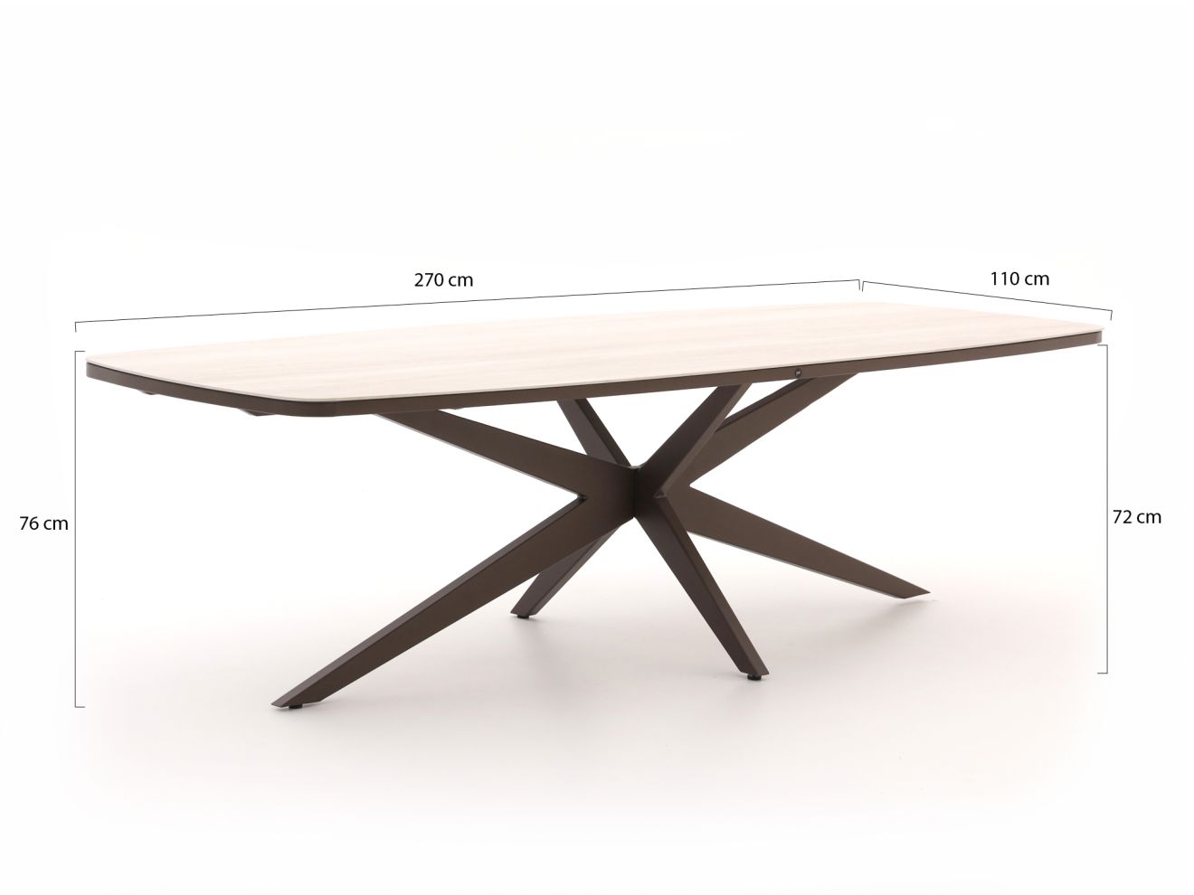 Yoi Calma Gartentisch 270x110x76 cm günstig online kaufen