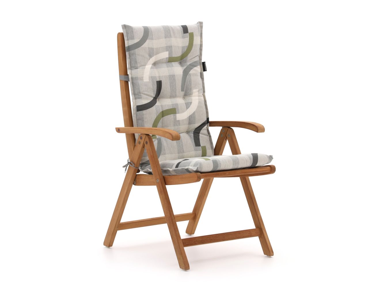 Madison Auflage Hochlehner dick 123x50cm Grau 123x50cm