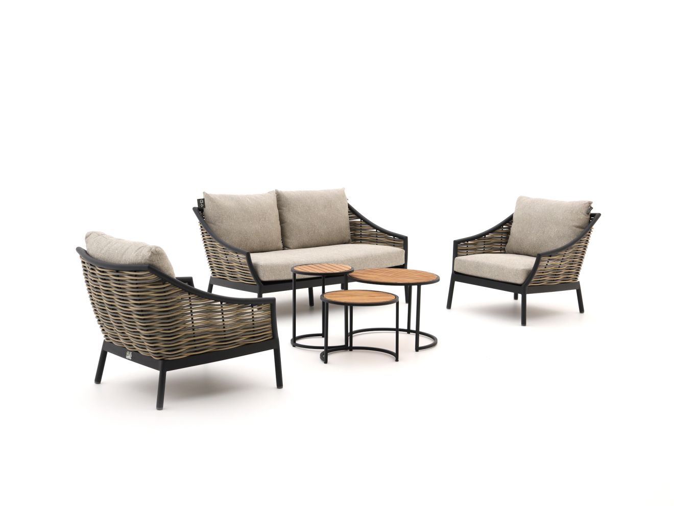 Apple Bee Milou/Mosi Sessel-Sofa Lounge-Set 6-teilig
