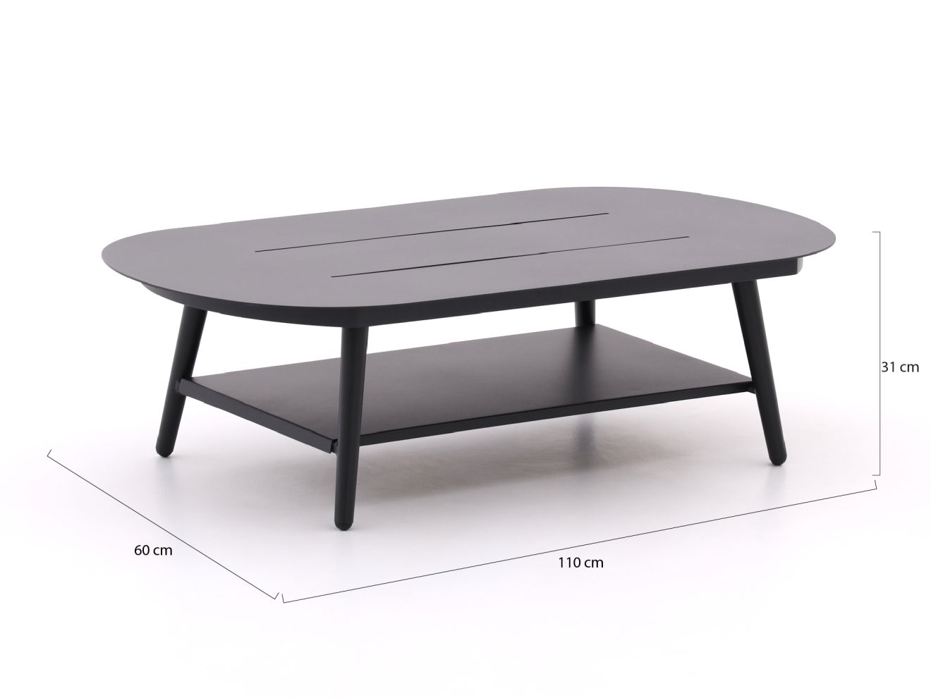 Bellagio Valli Loungetisch 110x60x31 cm günstig online kaufen