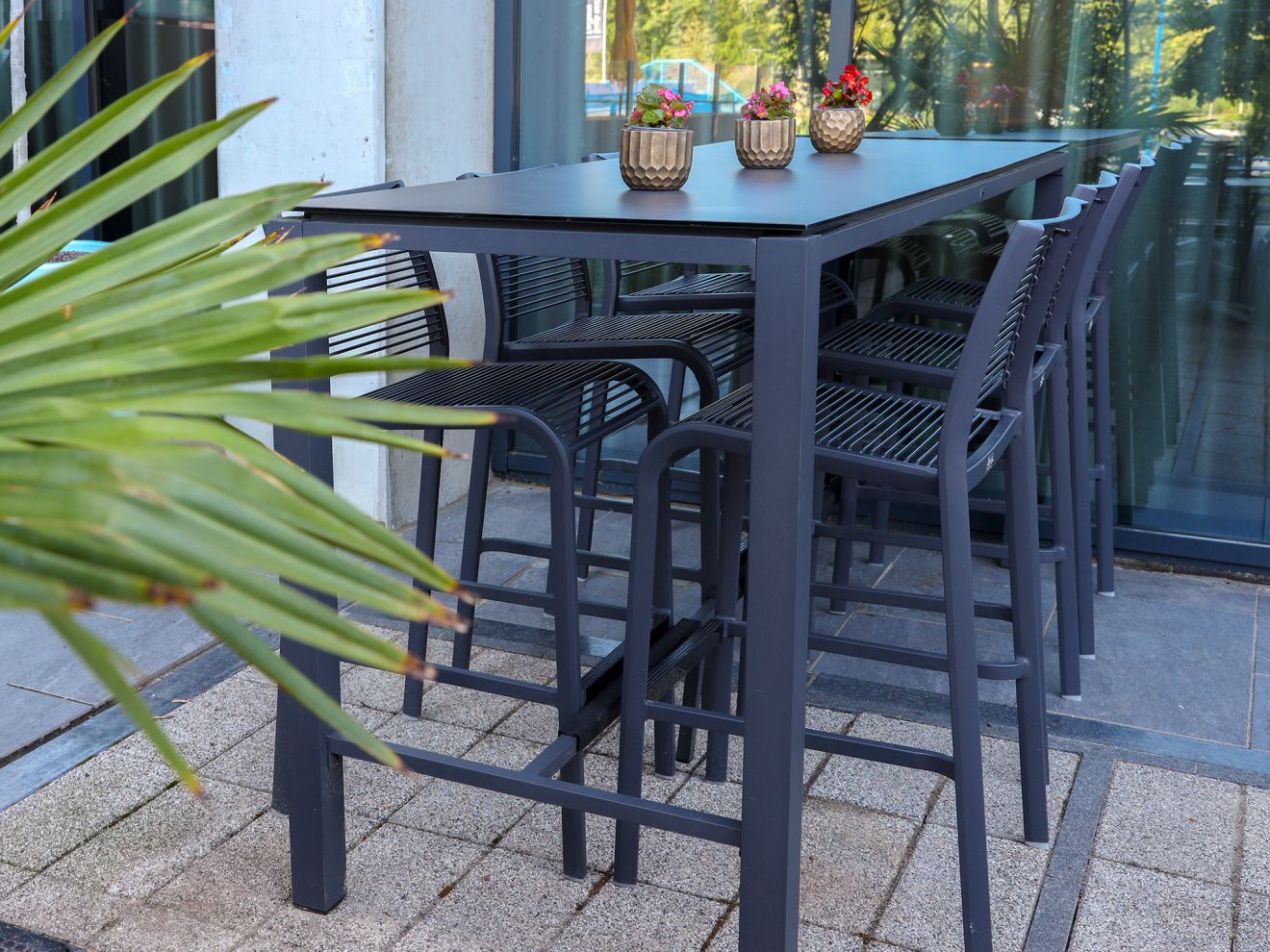 Apple Bee Hawaii Barhocker Outdoor Grau ...