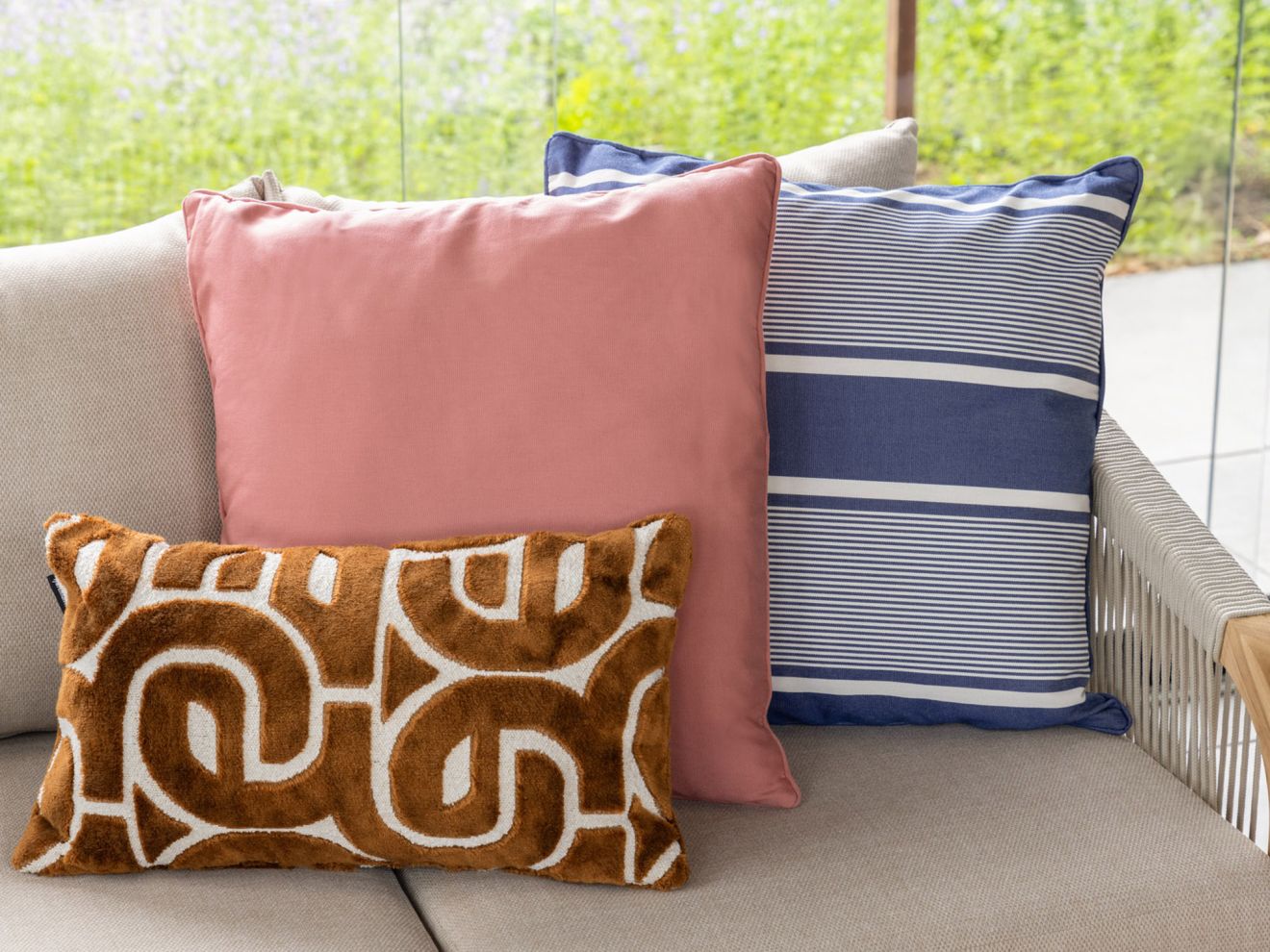 Dekokissen 50x50 cm Grau 50x50cm