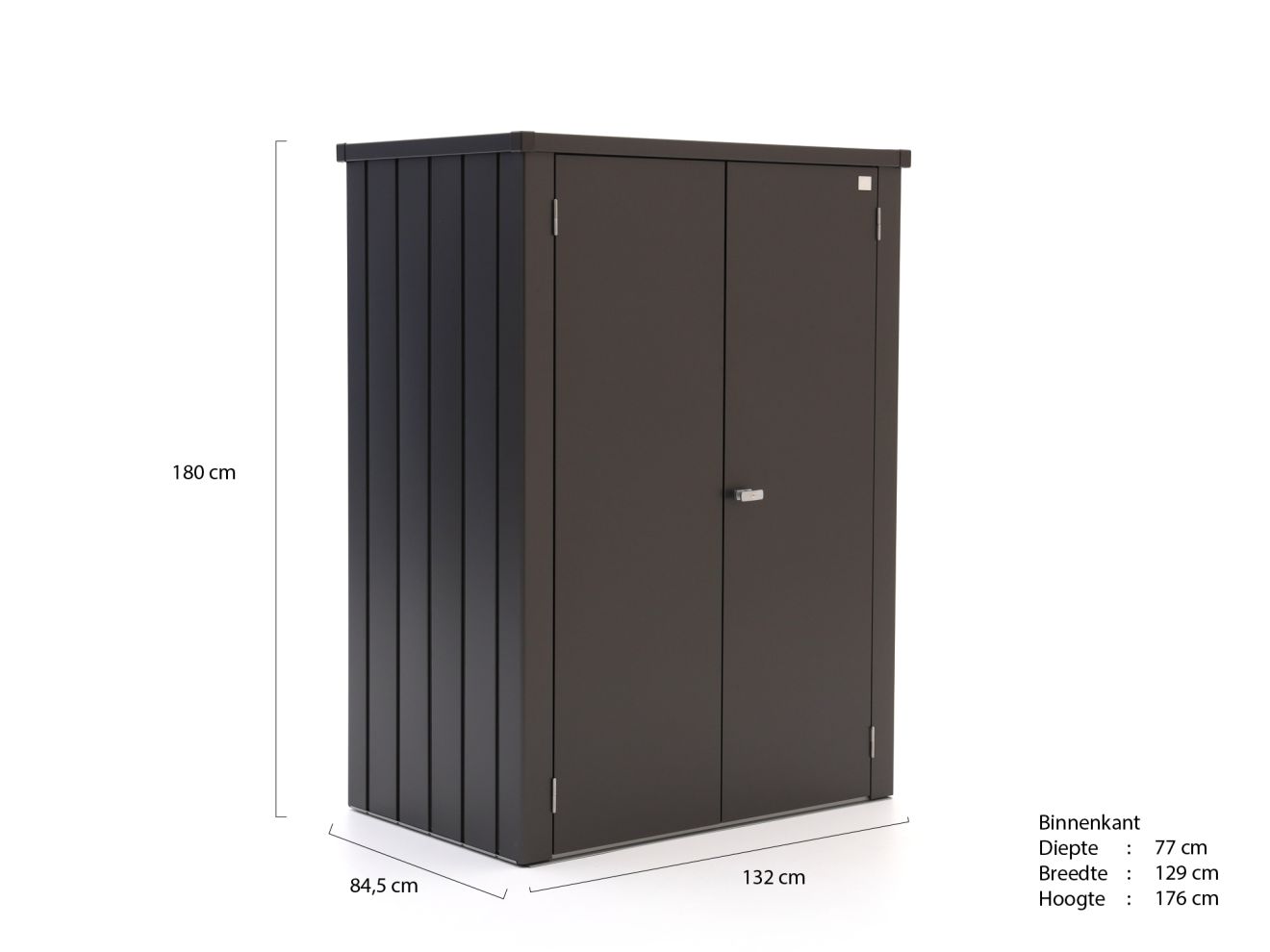 Biohort Mehrzweckschrank "Romeo Gr. L high, verschiedene Farben", 132x87x18 günstig online kaufen