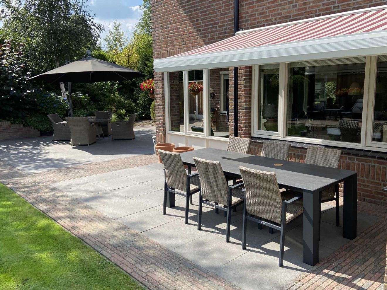 Bellagio Lagundo Gartentisch 230x90 cm Grau  Rabatt: 20 %