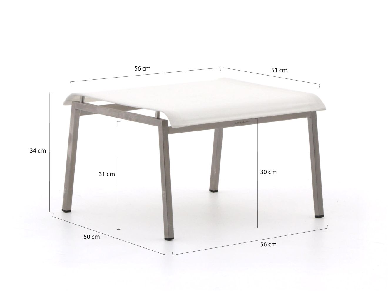 Bernstein Mainz Gartenhocker 56x51 cm Weiß 56x51cm Rabatt: 18 % Bernstein Mainz Gartenhocker 56x51 cm Weiß 56x51cm Rabatt: 18 %