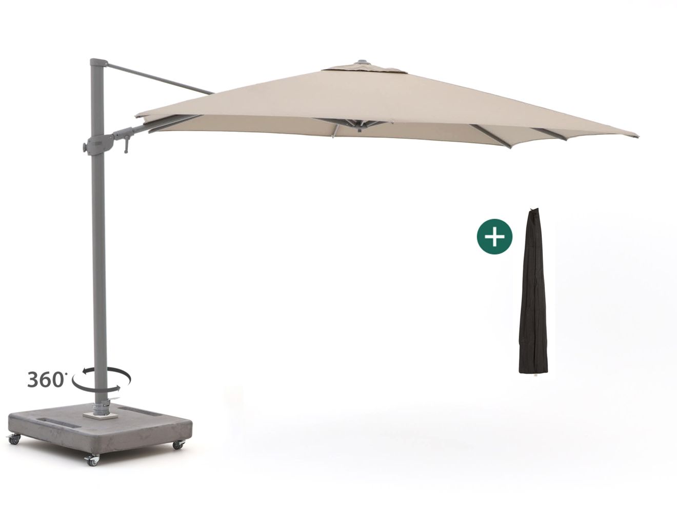 Shadowline Austin  Ampelschirm 300x300 cm günstig online kaufen