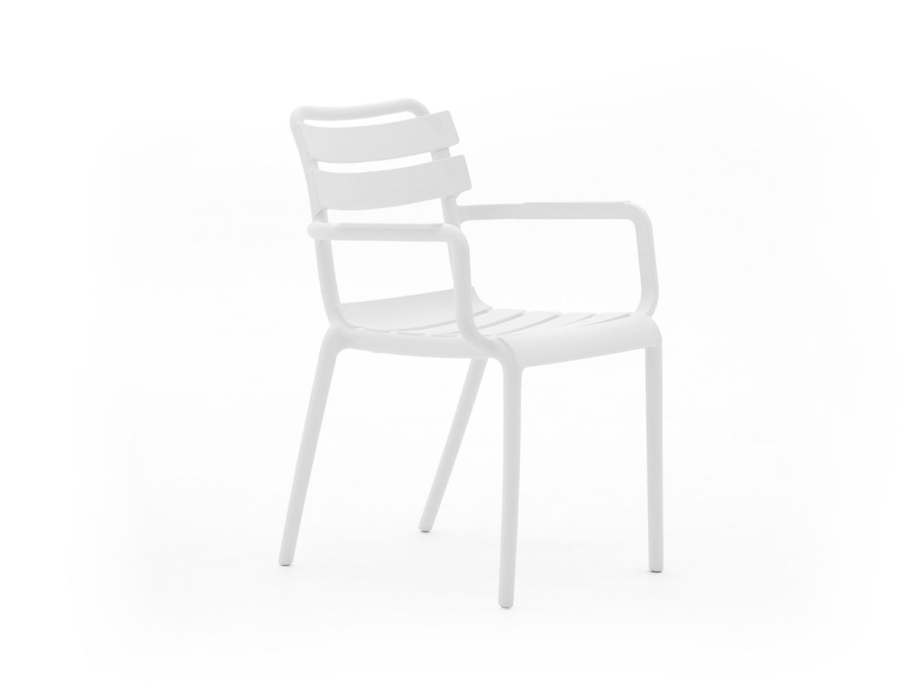 Forza Vico Gartenstuhl stapelbar Weiß