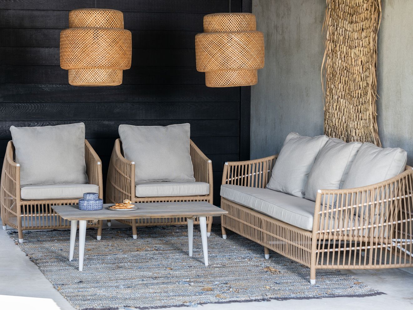 Manifesto Ortello Gartensessel Taupe  Ra...