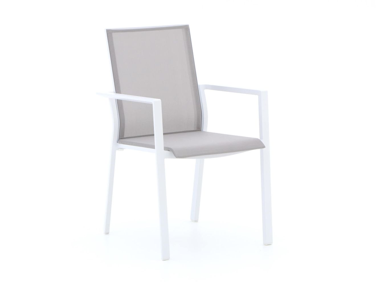 Bernstein Amberg/Veneto 220 cm Gartenmöbel-Set 7-teilig stapelbar Weiß  Rabatt: 26 %