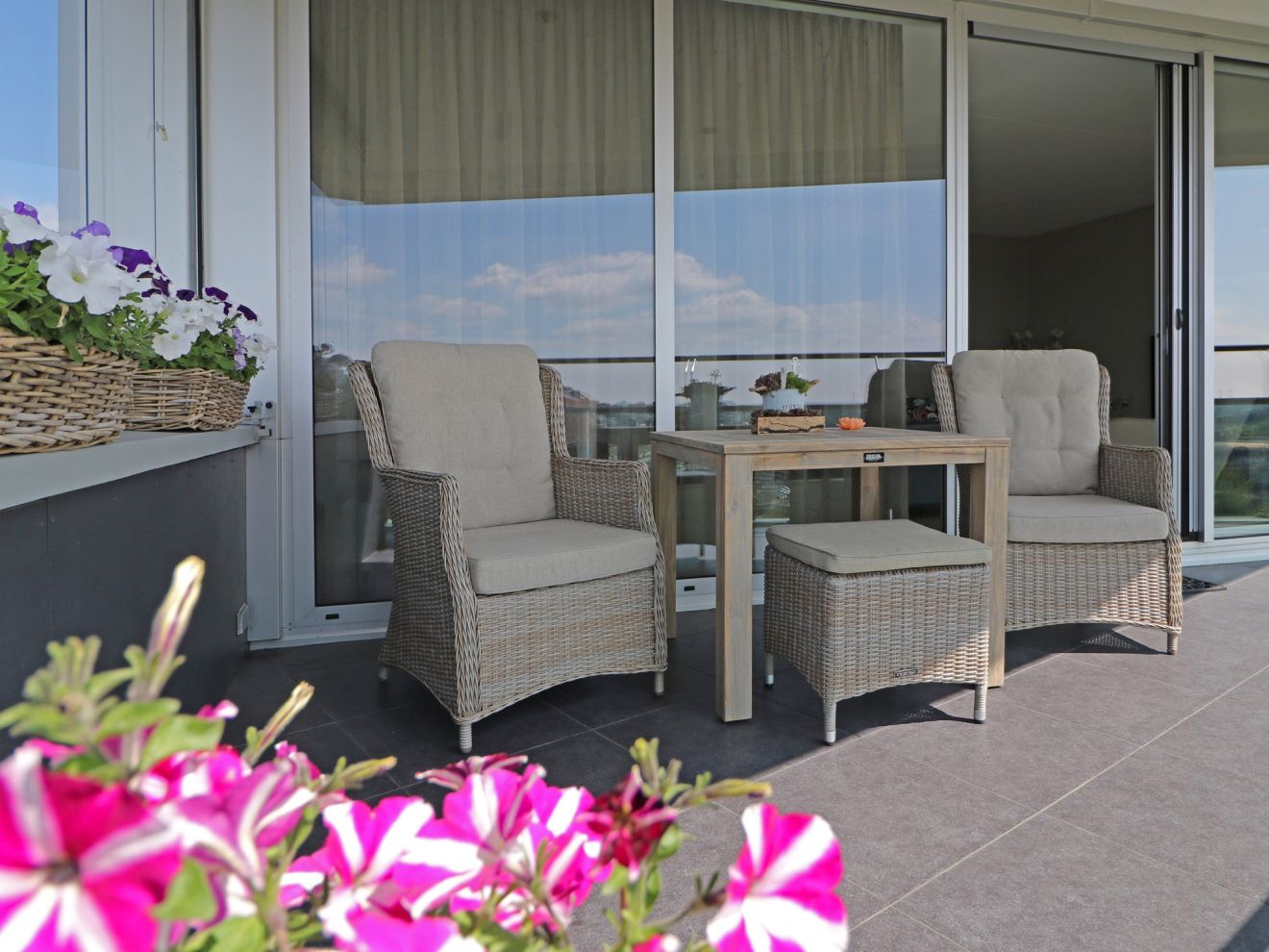 Intenso Milano/ROUGH-S 90 cm Gartenmöbel-Set 3-teilig Braun  Rabatt: 31 %