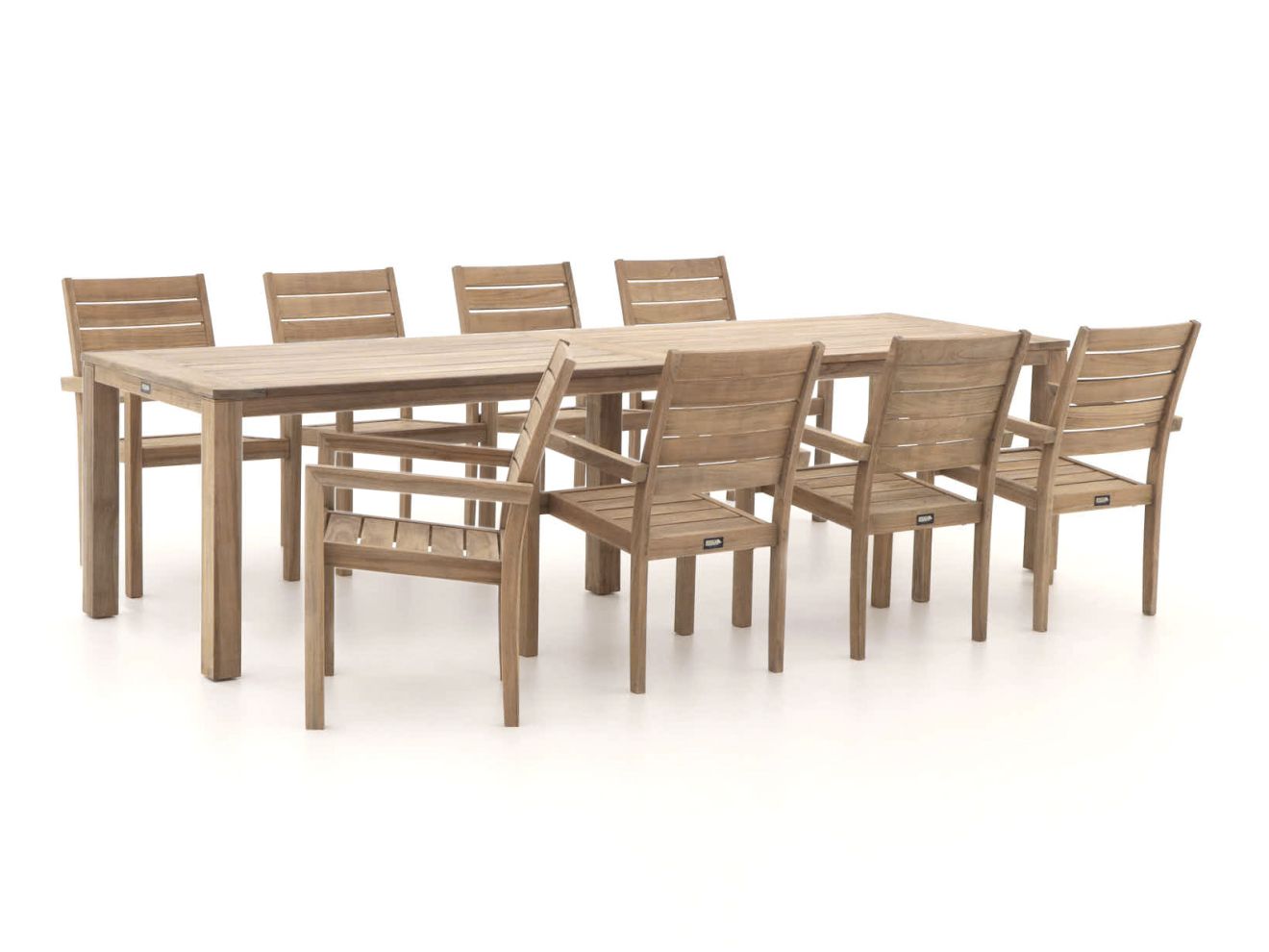 ROUGH-S 300 cm Gartenmöbel-Set 9-teilig...