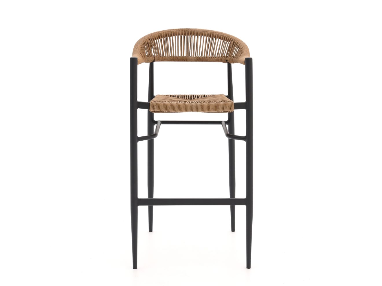 Manifesto Belpasso/Trecenta 150 cm Gartenbar-Set 5-teilig stapelbar Schwarz  Rabatt: 21 %