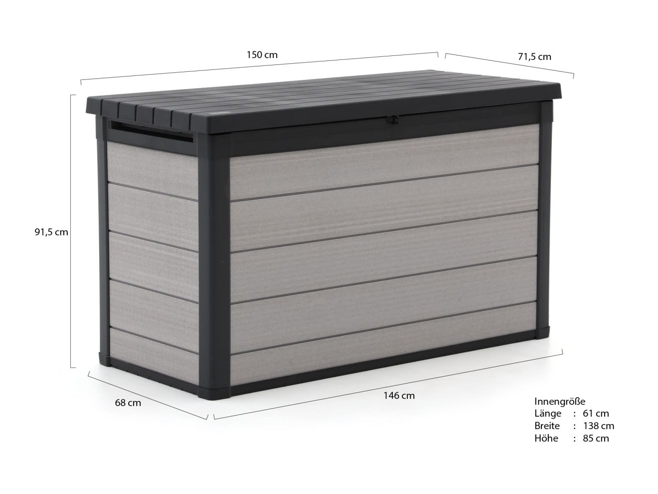 Keter Denali Gartenbox 152 cm günstig online kaufen