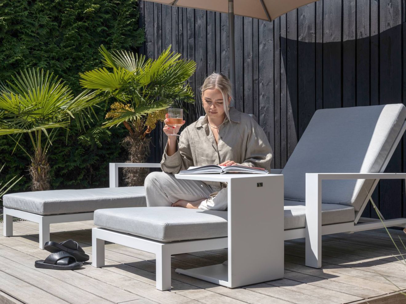 Bellagio Paterno Beistelltisch Outdoor 4...