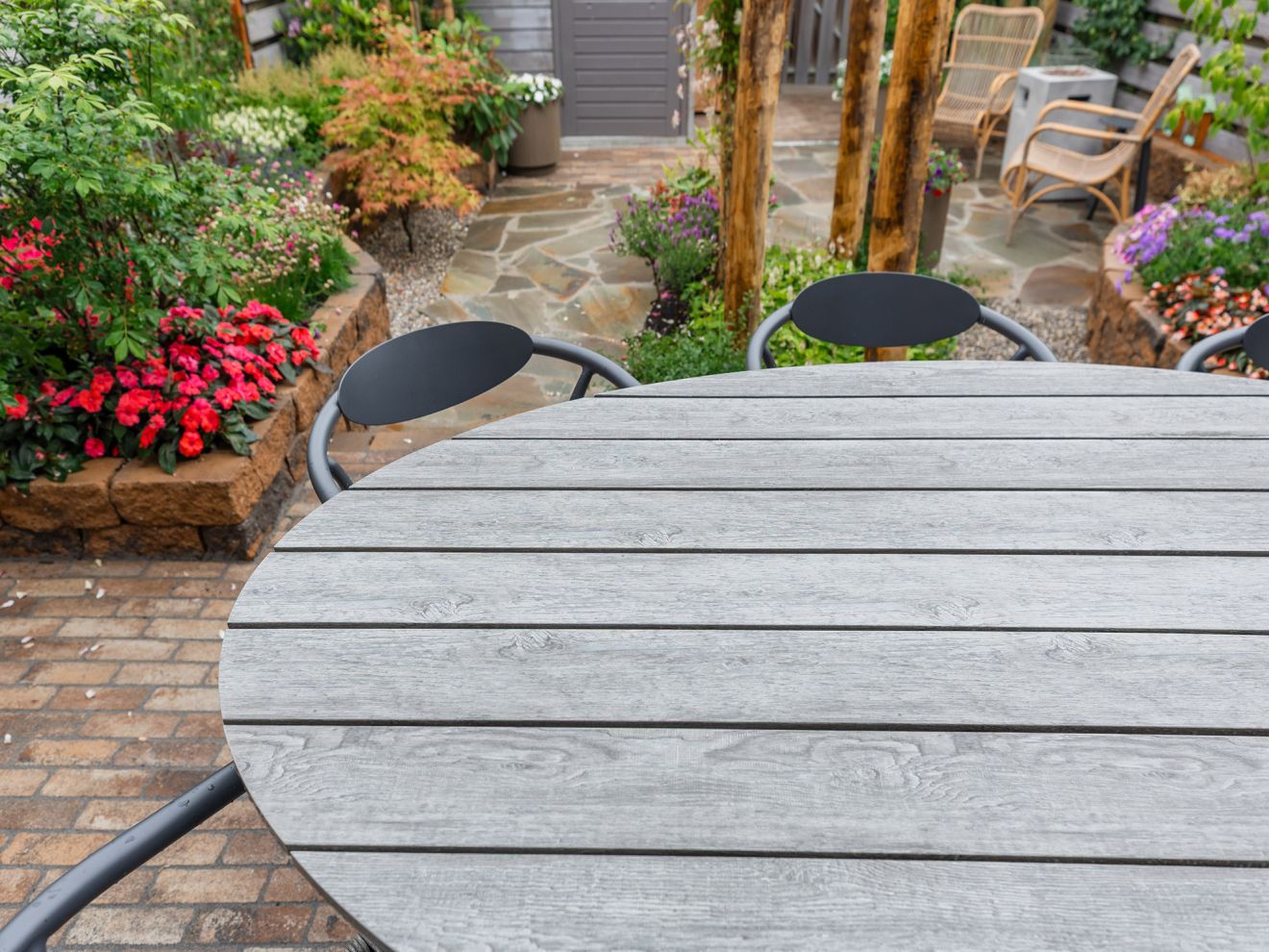 Bellagio Fidenza Gartentisch ø 149 cm Grau 149cm Rabatt: 19 %