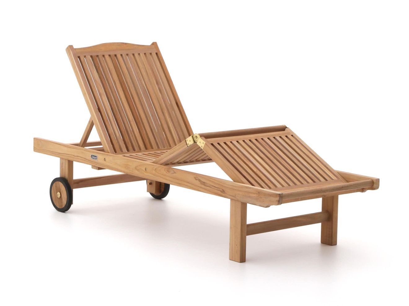 Sunyard Veronica Gartenliege mit Rad Braun  Rabatt: 21 %