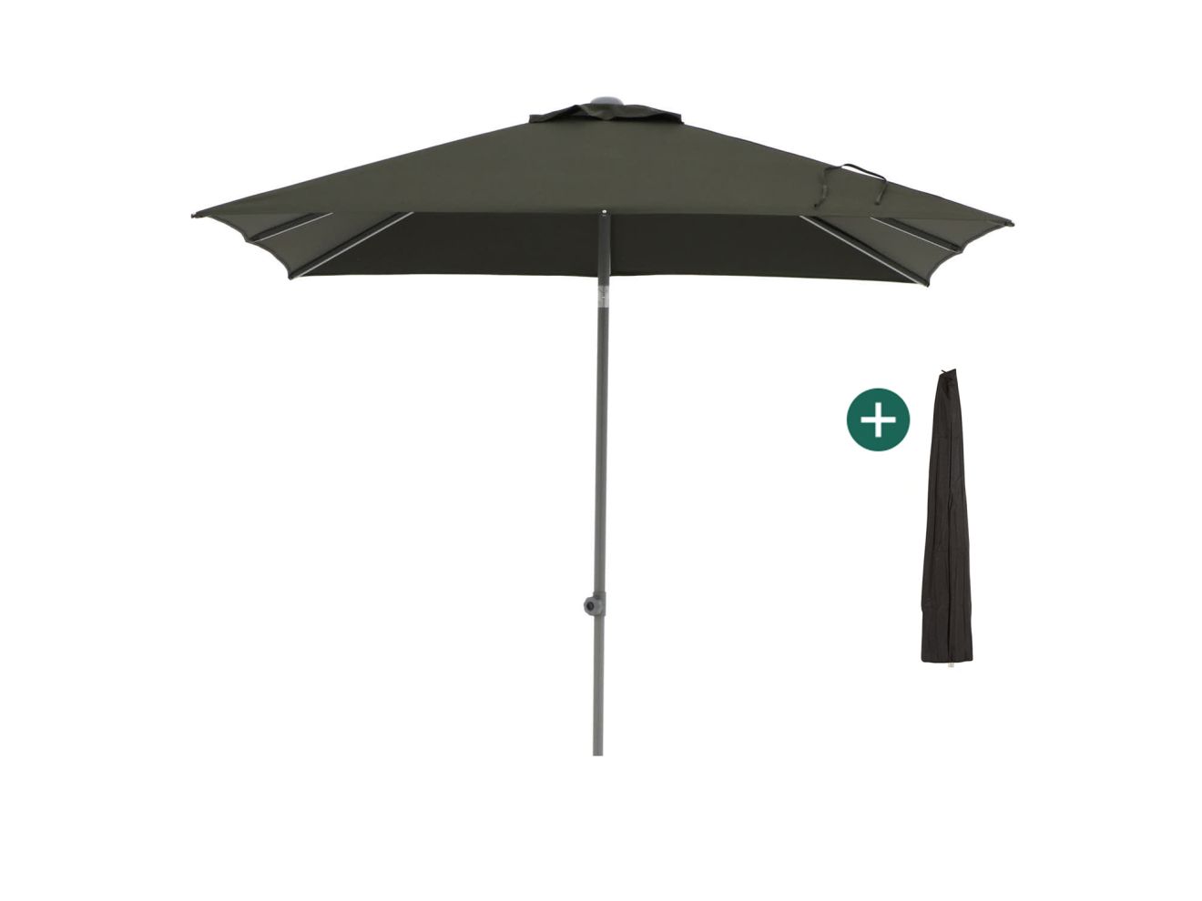 Shadowline Push-up Sonnenschirm 240x240 cm